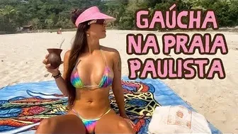 O QUE FAZ UMA GAÚCHA quando vai NA PRAIA PAULISTA | Carol Kunst do Vanlife Real