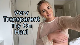 SUPER TRANSPARENT White Top Try On Haul With Jade #1