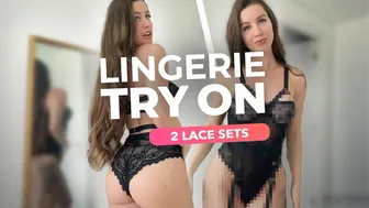 Lingerie Try On Haul | Lace Lingerie Sets | 4K TryOn