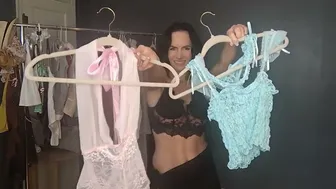 4K Transparent Lingerie Sets TRY ON HAUL | Ainsley Adams #1