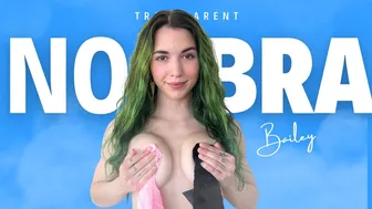 Transparent Try On Haul [4K] | Bailey #1