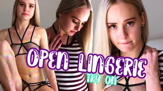 Sheer Lingerie Try On Haul and Showcase - Bianca