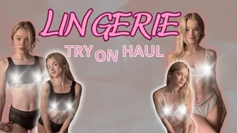 [4k] Transparent Lingerie Sets Try On Haul | See-Through Clothes #1