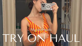 [4K] Try On Haul | BIKINI REVIEW | Get Ready With Me | See Through and No Bra