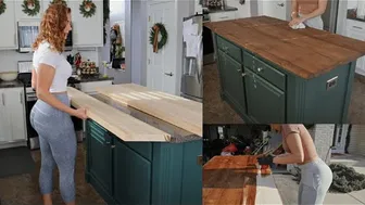 How we made our Butcher block counters