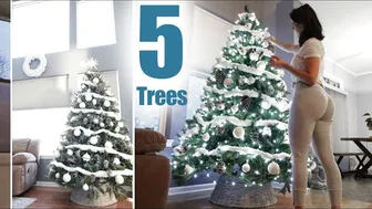 Behind the Scenes | 5 Christmas tree's | Turning my home into a winterwonderland