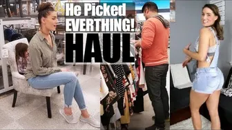 He Picked Everything! Shopping Haul From a Mans Perspective