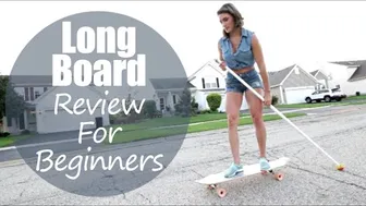 Trying out a Ten Toes Long Board | Review for Beginners Vlog190 #1