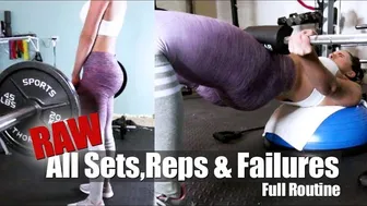 RAW Full LegDay routine | all sets, reps & failures | Train with Me Season 2 Vlog 47