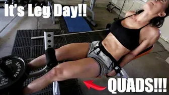 Leg Day Finally Getting Bigger Quads Vlog 150