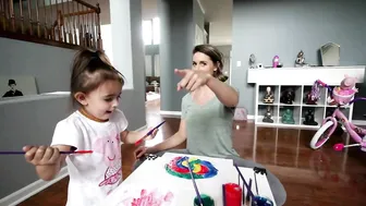 She Is Going To Be So mad At Us | Finger Painting | "Time is The Enemy" | Vlog 137 #4