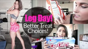 Healthier Substitutes for the Treats You Love & Leg Day Vlog 162