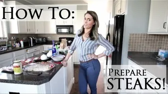 How To prepare and marinate our steaks Vlog 111