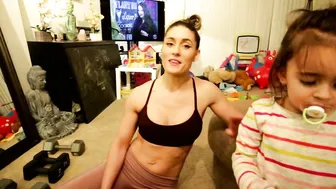 Sick Ab Plank Workout | Oil pulling and i'm getting fluffy Vlog 45 #4