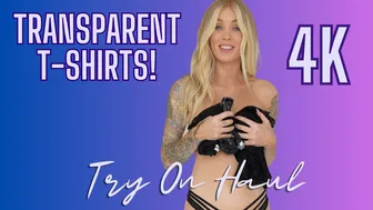 4K TRANSPARENT T-SHIRTS! | Sheer and See Through | Mirror View #1