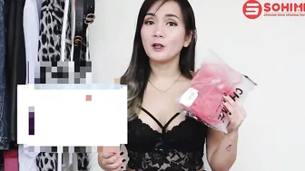 MESH / SEE THROUGH SLEEPWEAR TRY ON HAUL (ALL RED) ft. SOHIMI | ERIKA RAMOS #2