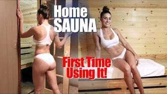 First Time Using Our Sauna & Raw Leg Day Season 2 Vlog 17 #1