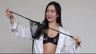 SEE THROUGH LINGERIE TRY ON HAUL (ALL BLACK) | ERIKA RAMOS