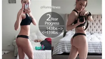 Transforming My Body & Growing A Booty Live Footage comparisons #1