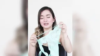 LACE/SEE THROUGH LINGERIE TRY ON HAUL ( ALL BLUE ) | ERIKA RAMOS #2