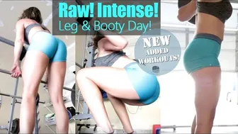 RAW!! Intense Leg Day With New Angles | My Camera Man Left Me Vlog 154