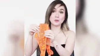 MESH & SEE THROUGH LINGERIE TRY ON HAUL ( ALL ORANGE ) | ERIKA RAMOS #3