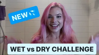 [4K] TRANSPARENT Dress Wet vs Dry Challenge! (Charm Daze Try On Transparent Black Dress) #1