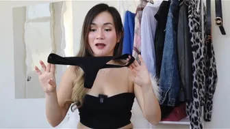 LINGERIE TRY ON HAUL (ALL BLACK) ???????? | ERIKA RAMOS