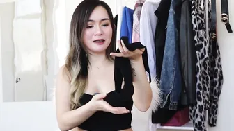 LINGERIE TRY ON HAUL (ALL BLACK) ♥️♥️♥️♥️ | ERIKA RAMOS #5