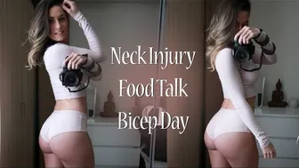 Certain foods that lean you or grow your booty | Bicep Day