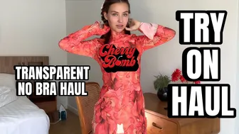 [4K] Transparent Clothes with Angel | See-Through Try On Haul