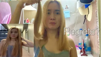 I CUT MY LONG HAIR (with my mother reaction :D) #1