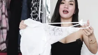 MESH & SHEER SLEEPWEAR TRY ON HAUL ( ALL WHITE ) | ERIKA RAMOS #2