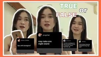 TRUE OR FALSE Q&A VLOG (Kaloka yung mga tanong) | ERIKA RAMOS #1