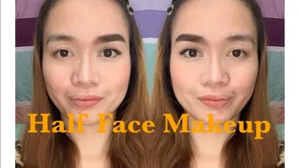 HALF FACE MAKEUP #1