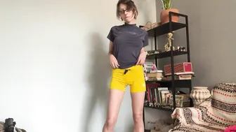 Sunny Vibes: Try-On Haul with Yellow Shorts & Chic Tops #2