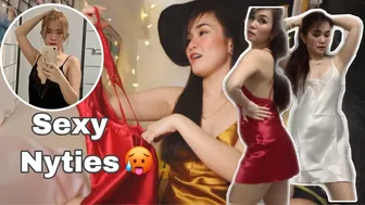 SATIN SLEEPWEAR "NIGHTIES" TRY ON HAUL | ERIKA RAMOS