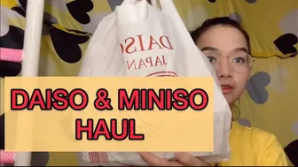 MINI DAISO + MINISO HAUL PART II | ERIKA RAMOS | TAIWAN #1