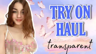 [4K] Try on Haul 2024 | Transparent Clothes #1