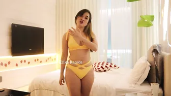 ALL NEW YELLOW BIKINIS TRY ON HAUL | ERIKA RAMOS #5