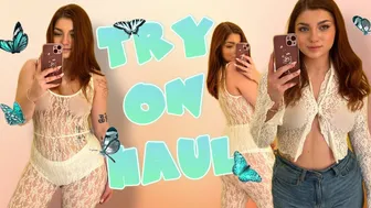 [4K] Transparent Try-on Haul with Lisa | Sheer Clothes