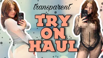 [4K] Try on Haul 2024 | Transparent Clothes #1