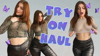 [4K] Transparent Try-on Haul with Lisa | Sheer Clothes #1