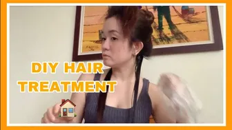 DIY HAIR TREATMENT (at home) INSTANT REBOND KANA | ERIKA RAMOS