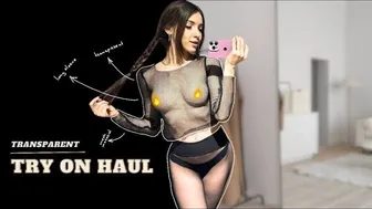 Micro Bikini Try on haul | See-Through Try On Haul | Transparent Lingerie and Clothes