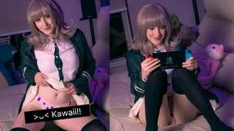 New Cosplay Try On Haul: Chiaki Nanami from Danganronpa 2! | Stelarhoshi