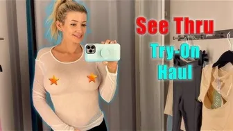 See-Through Try On Haul | Transparent Lingerie and Clothes | Try-On Haul At The Mall 2024