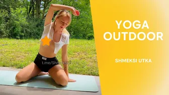 Yoga outdoor 4K #yoga #bikini