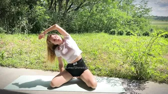 Wet Yoga outdoor #yoga #bikini #sport #2