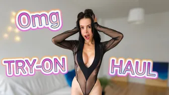 Trying On The MOST See Thru Top At The Mall | 4K Try On Haul 2024 #1